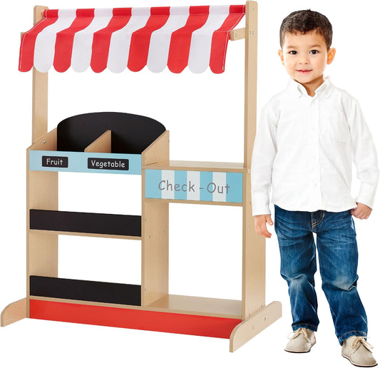 Teamson Kids My Little Helper Market Stand Playset for Fun