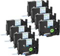 GREENCYCLE Compatible Brother P-Touch TZe-M33 12mm Label Tape - 8 Pack
