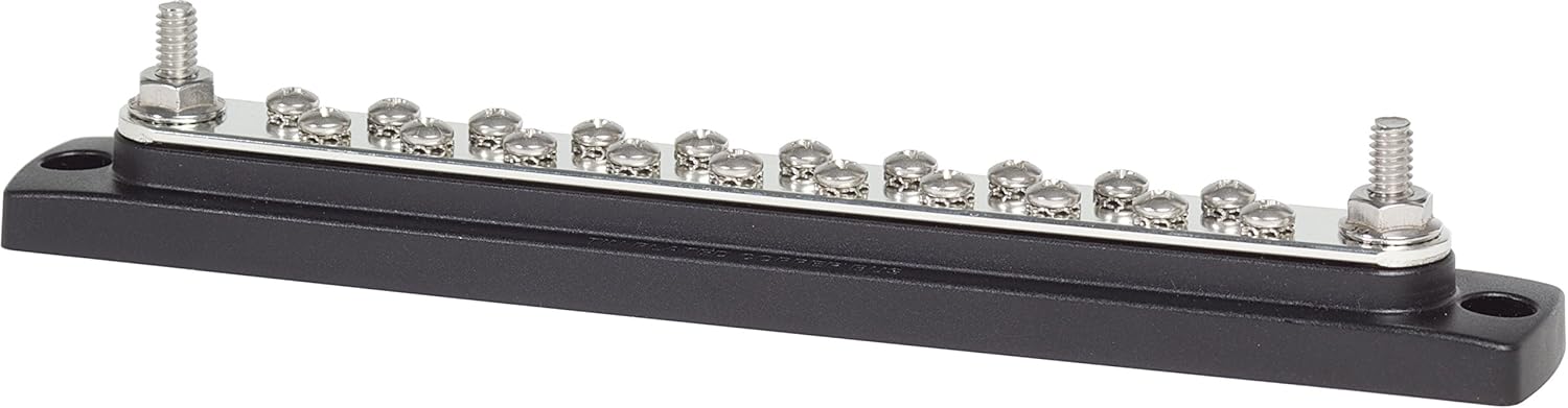 Blue Sea Systems 2302 150 Amp Common BusBar for Electrical Needs