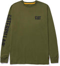 Caterpillar Trademark Banner Long Sleeve Tee for Men - Workwear