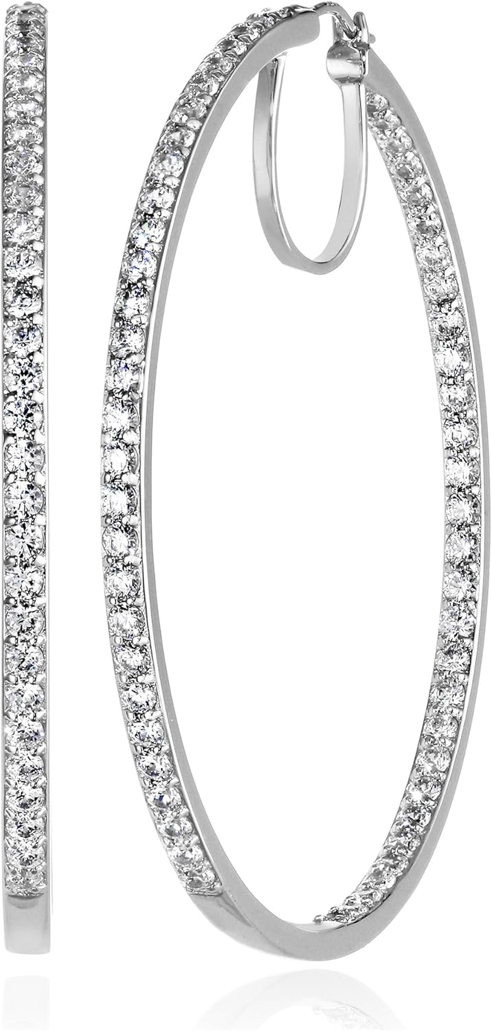 Oversized Sterling Silver Infinite Elements Hoop Earrings Review