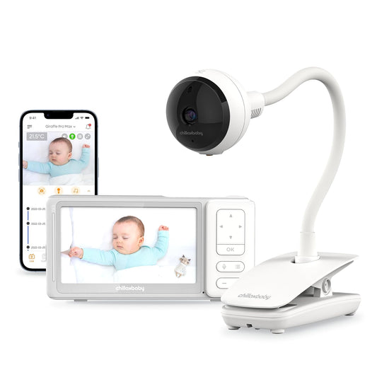 CHILLAX Giraffe Pro Max Baby Monitor: Crystal Clear Full HD 1080p Video