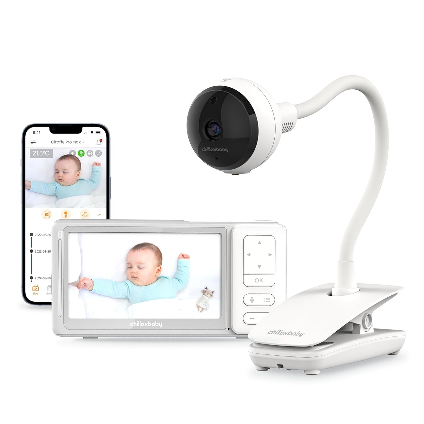 Crystal Clear View: CHILLAX Full HD Baby Monitor