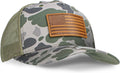 Leather Patch Hat for Men - Richardson 112 Trucker Hat with Leather