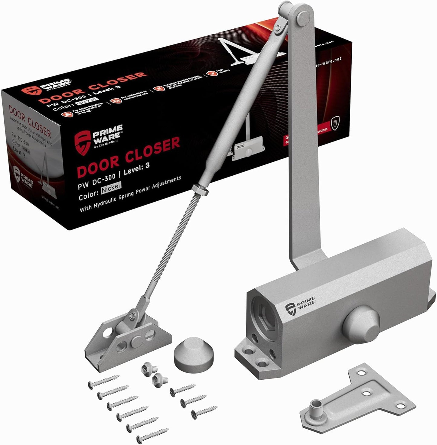 DC-300 Automatic Adjustable Door Closer for Soft Close Action