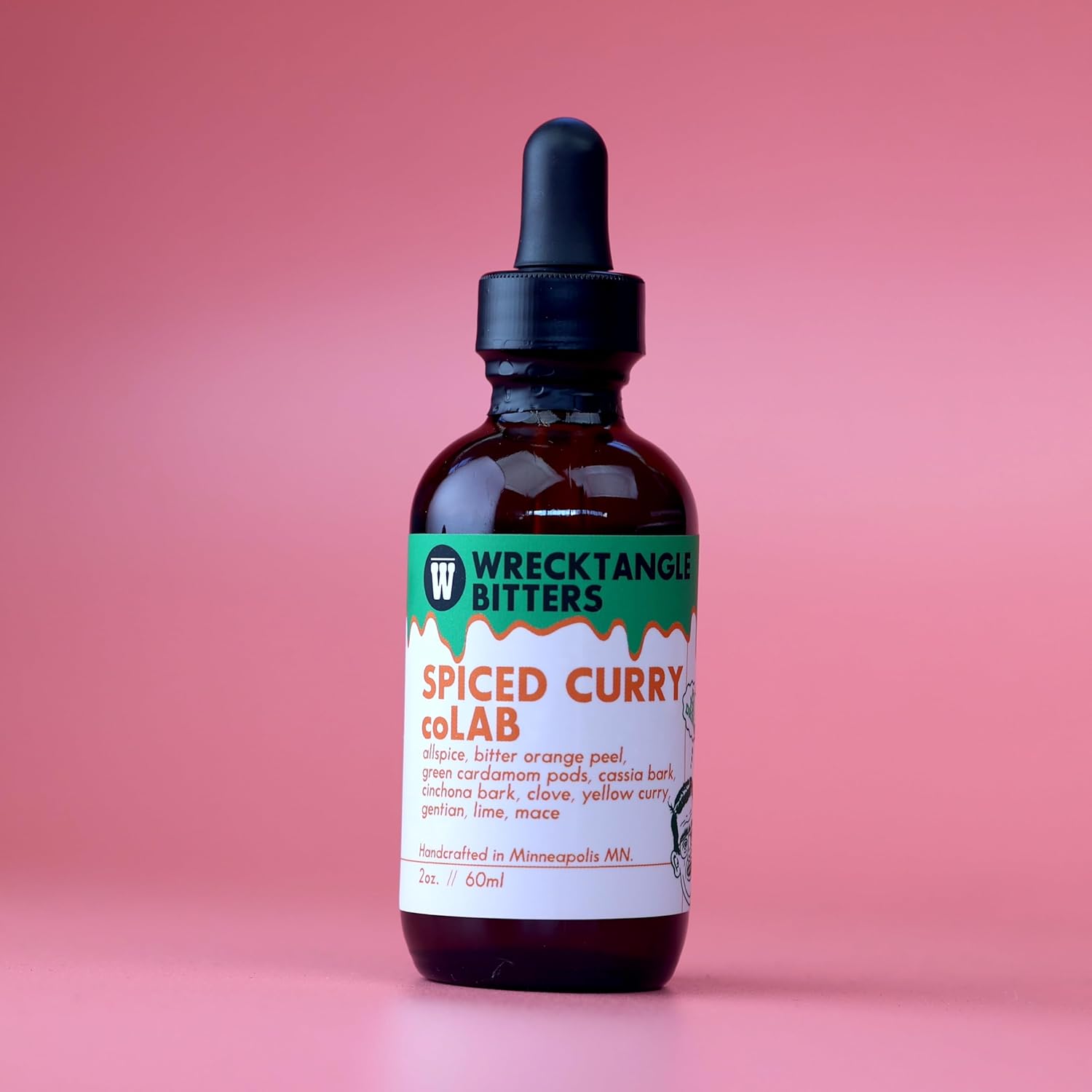 Wrecktangle Bitters Spiced Curry, 2 oz