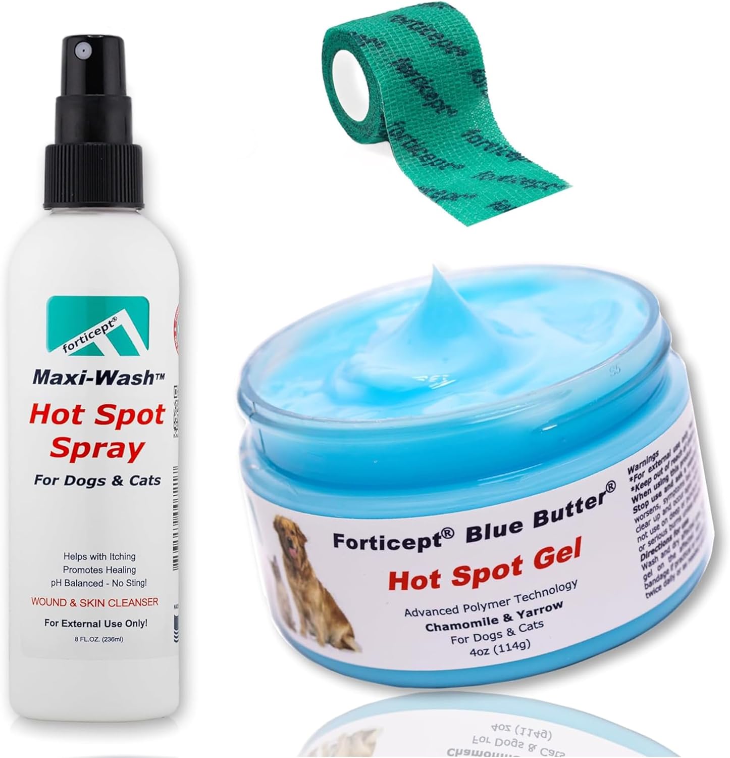 Forticept Hot Spot Treatment and Wound Care Kit for Pets