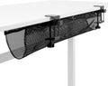 Under Desk Mesh Cable Management 36 in Clamp-On - No Drill