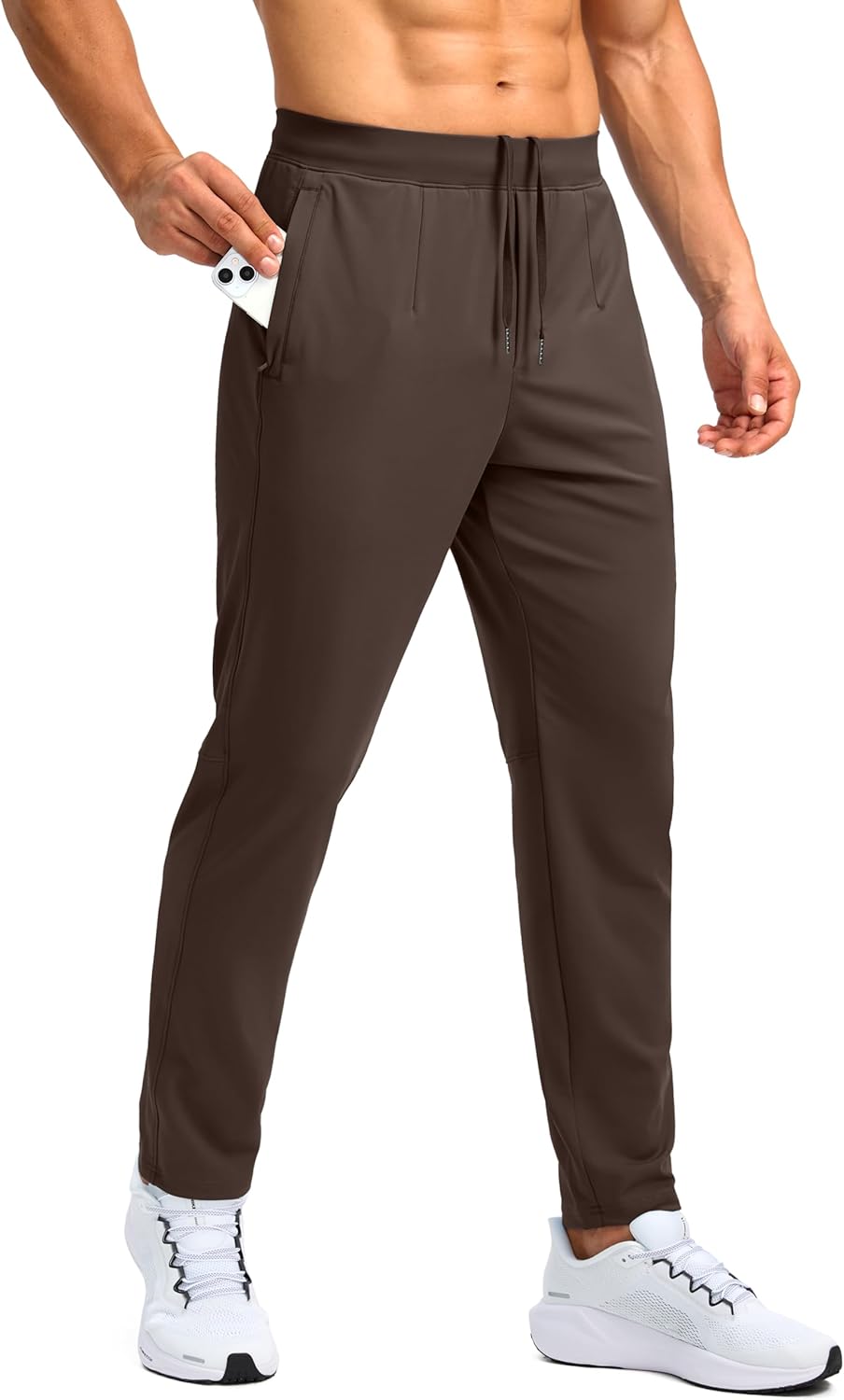 G Gradual Tall Mens Sweatpants with Zipper Pockets for Comfort