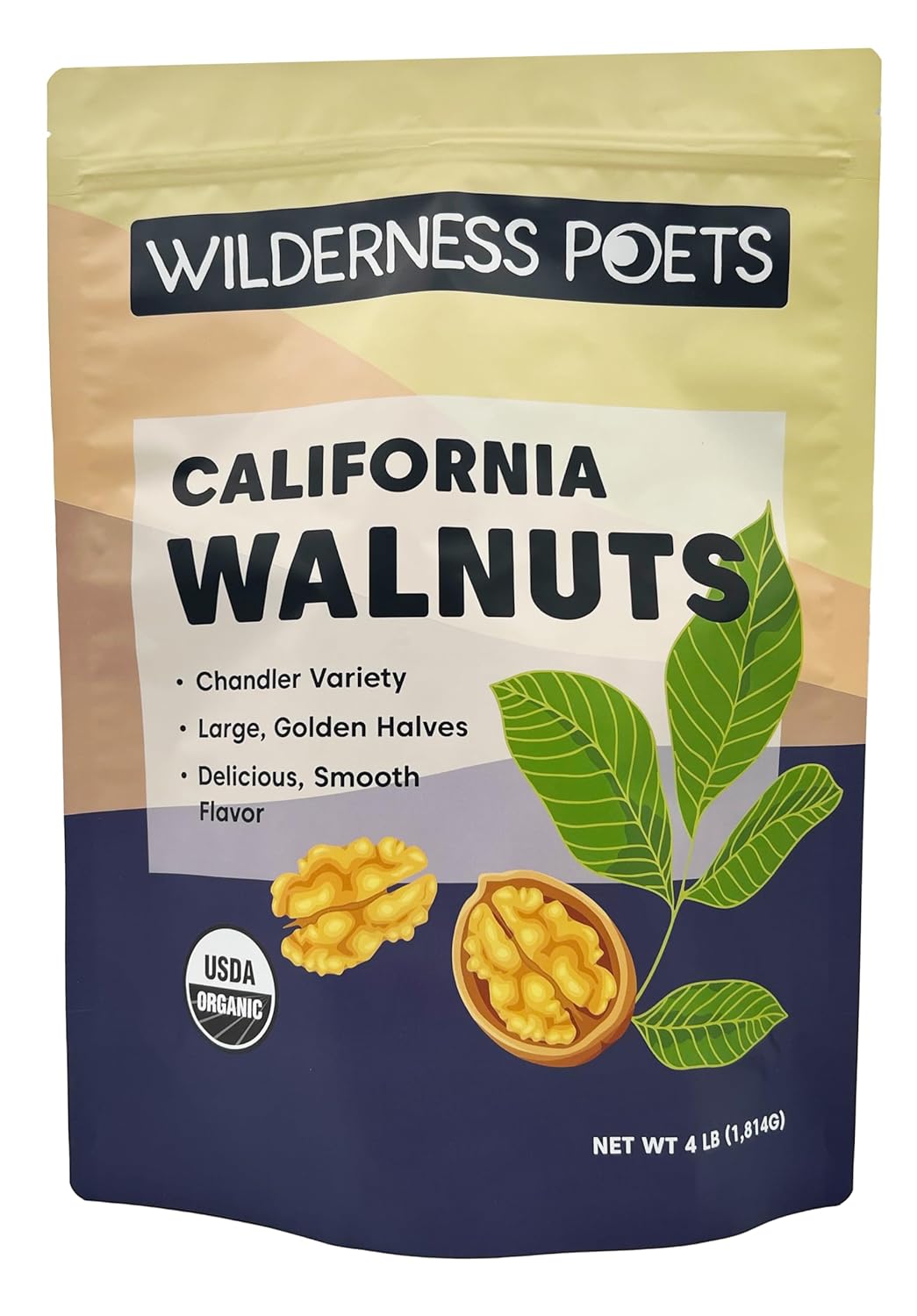 Organic Raw California Walnuts - Heirloom Chandler Variety