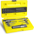 Jumbo Spiral Flute Screw Extractor Set - 9 Piece Easy Out Bolt Kit