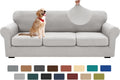 Extra Large 4-Piece Sofa Cover for 3 Cushion Sofa - Super Stretch