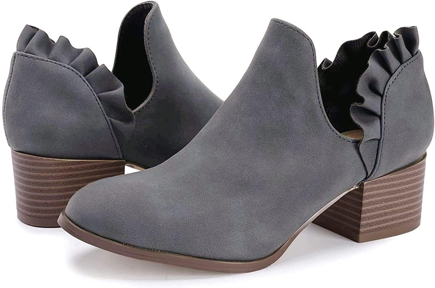 Fashare Womens Fall Cutout Booties for Stylish Comfort