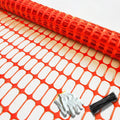 Plastic Mesh Fence 4ft x 100ft Roll - Extra Strength Temporary Netting