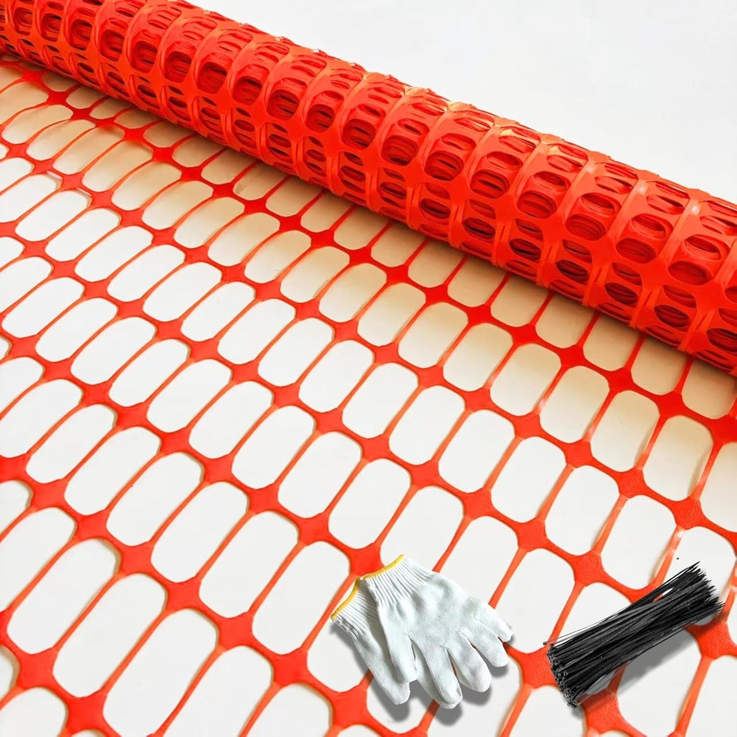 PotatoLife Plastic Mesh Fence - Extra Strength 4ftx100ft Roll
