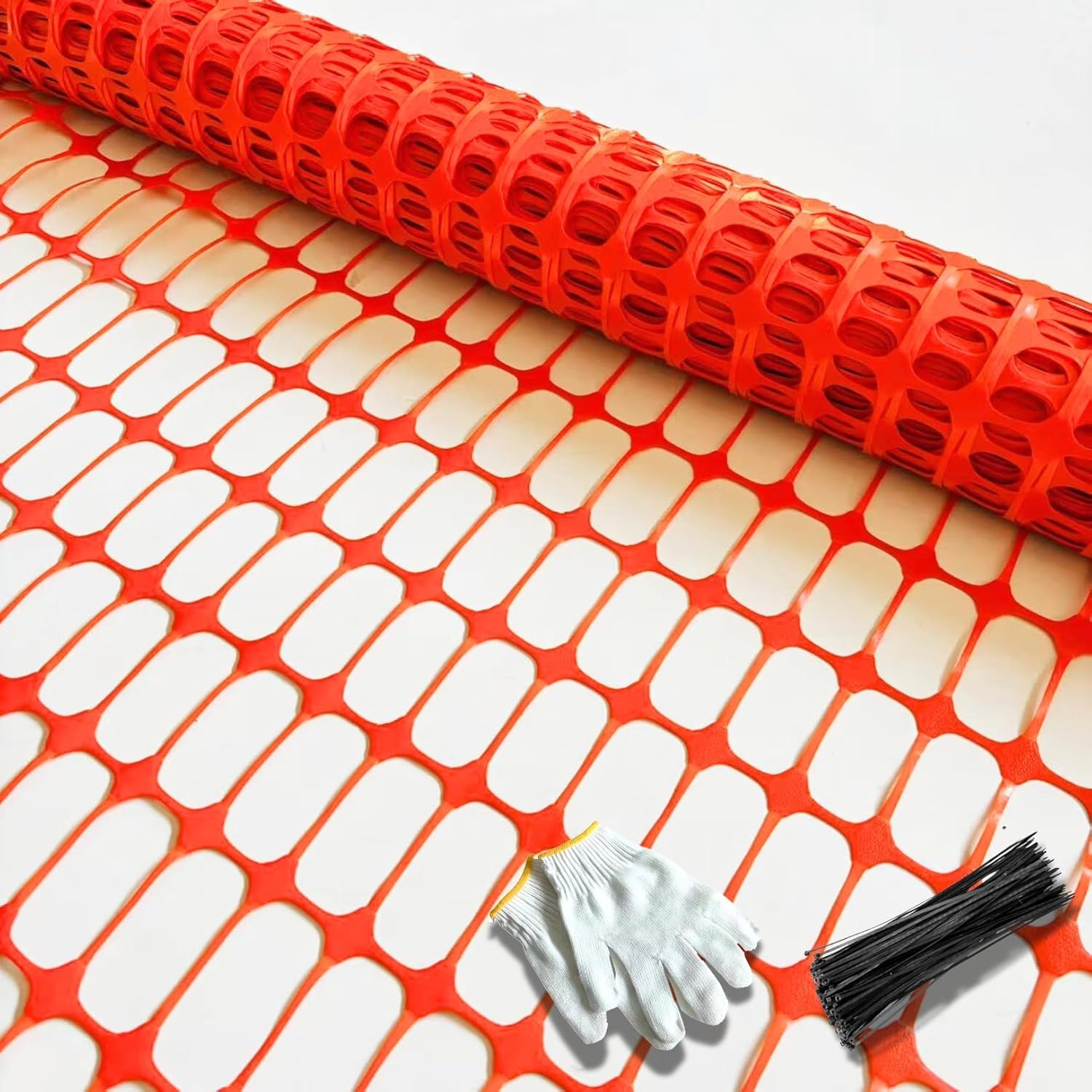 PotatoLife Plastic Mesh Fence - Extra Strength 4ftx100ft Roll