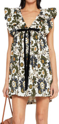 Floral Print Mini Dress with Puff Sleeves for Every Occasion