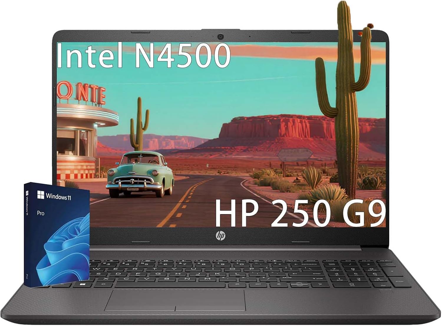 HP 250 G9 Business Laptop with 15.6 inch IPS Display