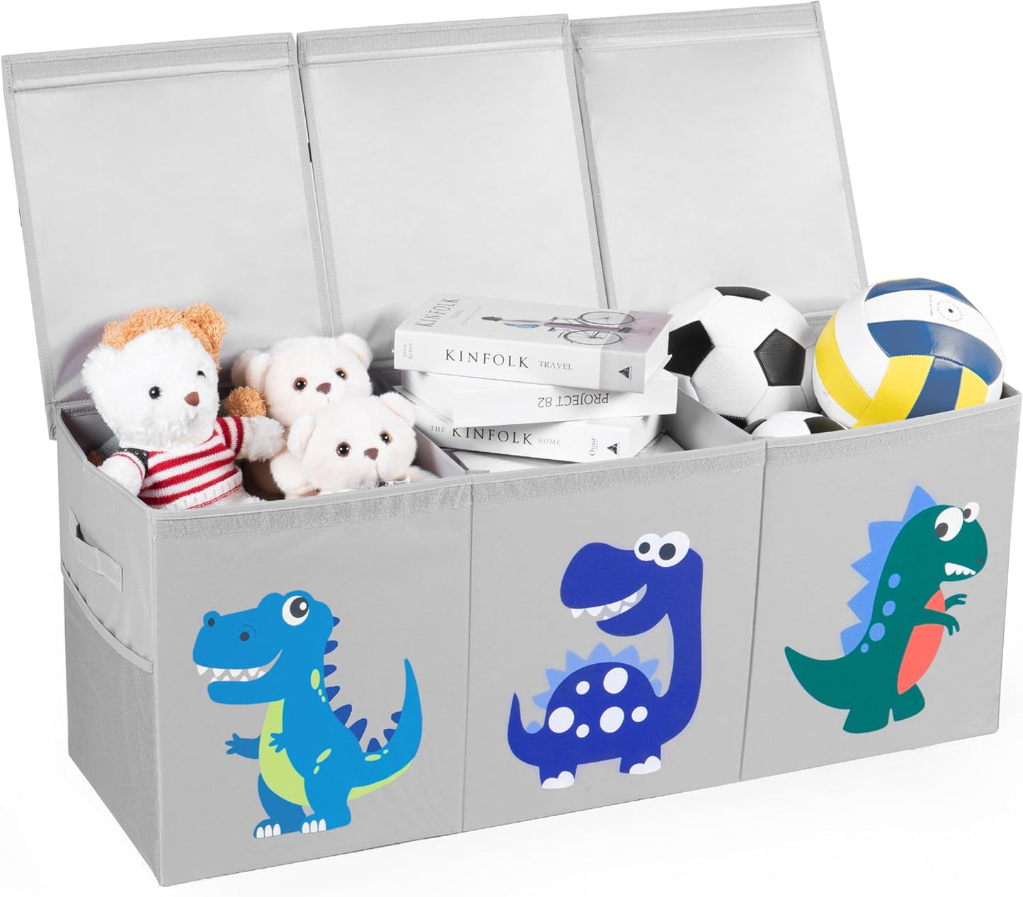 Extra Large Toy Storage Organizer for Kids with Dinosaur Design