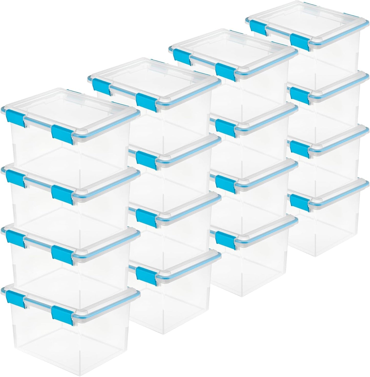 Sterilite 16-Pack Gasket Box for Weather-Resistant Storage
