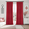 ANRODUO Christmas Back Tab Blackout Curtains 42 x 96 in - Room