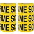 Crime Scene Do Not Cross Tape 6 Pack 3 in x 1000 ft - High Visibility