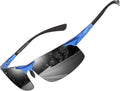 DUCO Mens Polarized Sports Sunglasses - Carbon Fiber Comfort