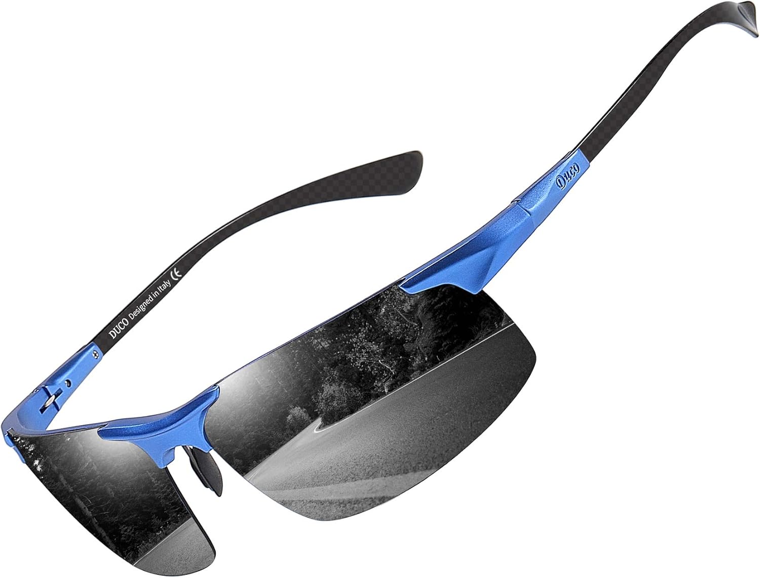 DUCO Mens Polarized Sports Sunglasses for Fishing and Running