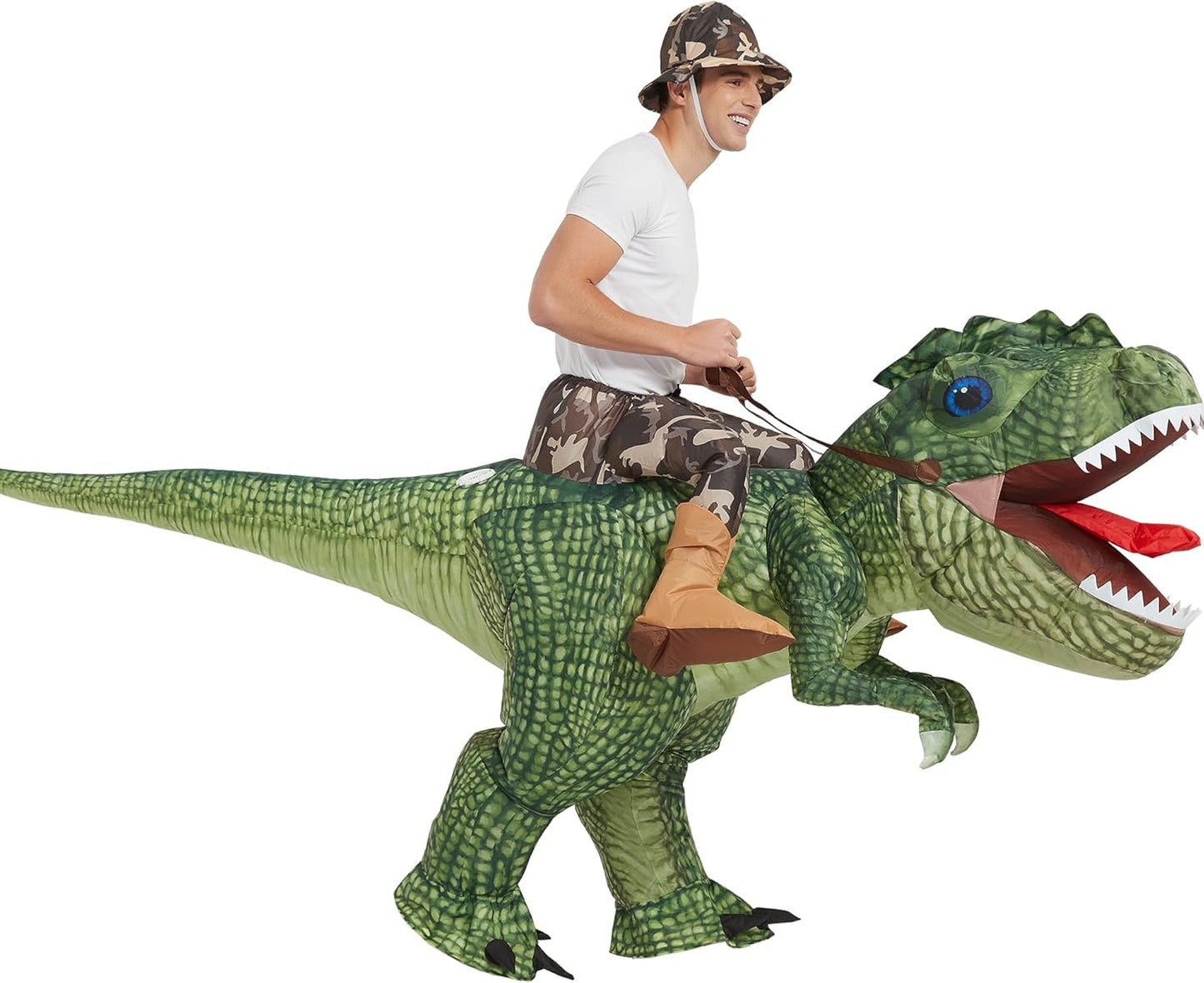 Inflatable T Rex Dinosaur Costume for Adults - Fun Party Wear