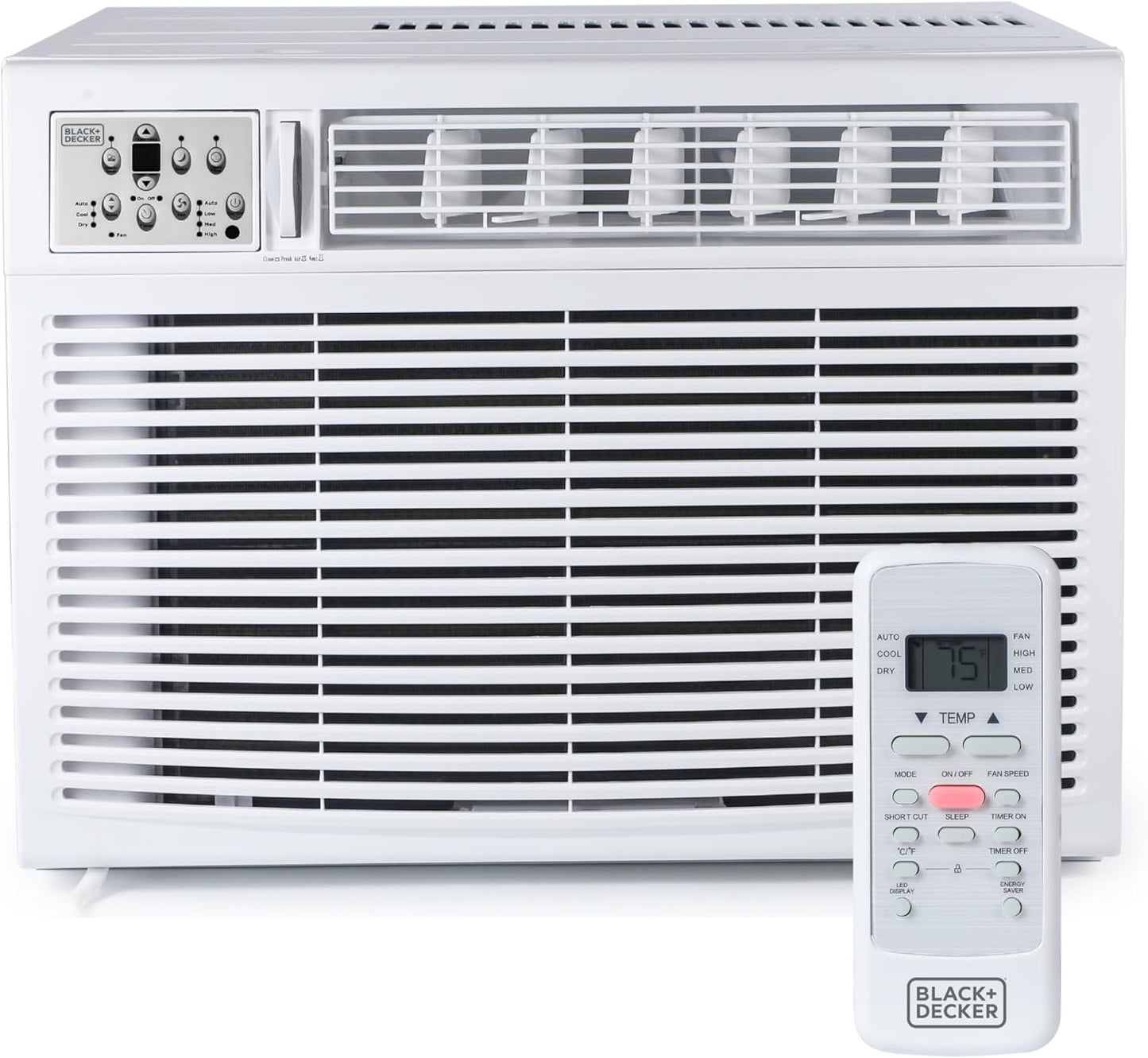 BLACK+DECKER 18000 BTU Window Air Conditioner for Large Rooms