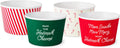 Hallmark Channel Holiday Movie-Watching Popcorn Snack Bowls (Set of 4)