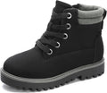 Girls Boys Combat Hiking Snow Boots Waterproof Non-Slip - All-Day