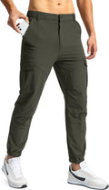 Pinkbomb Men's Hiking Cargo Pants Slim Fit Stretch Joggers - Durable