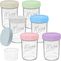 6-Pack Leak-Proof Mason Jars for Overnight Oats & More