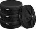 Explore Land Seasonal Tire Cover 4-Pack - Heavy Duty Spare Tire Bags