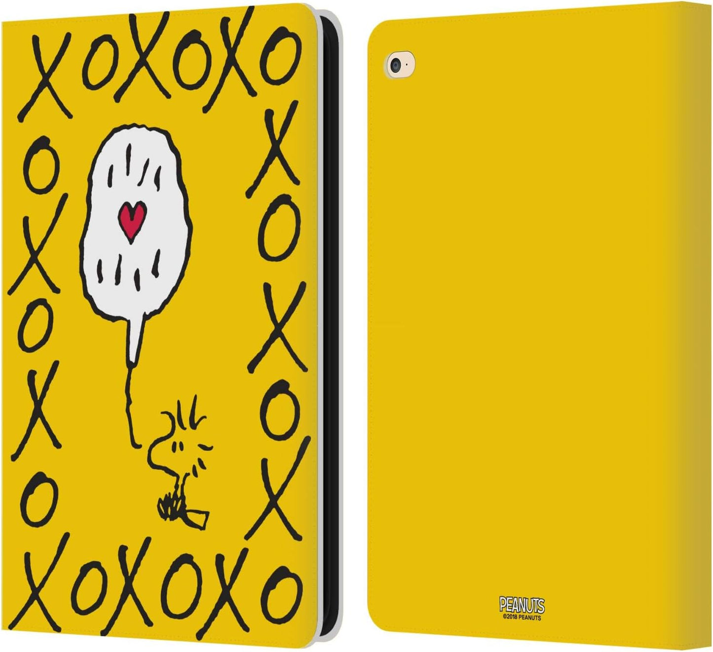 Peanuts Woodstock XOXO Leather Wallet Case for iPad Air 2