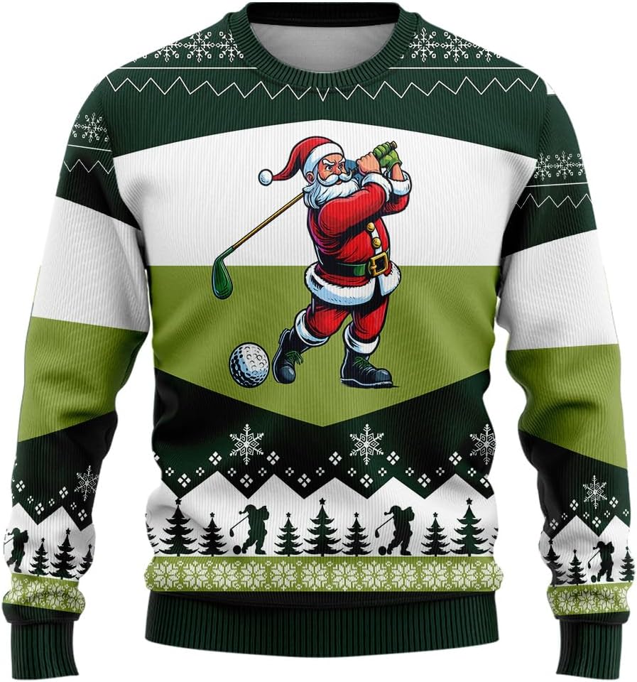 3D Santa Sweater: Festive Fun for Her & Him! 
