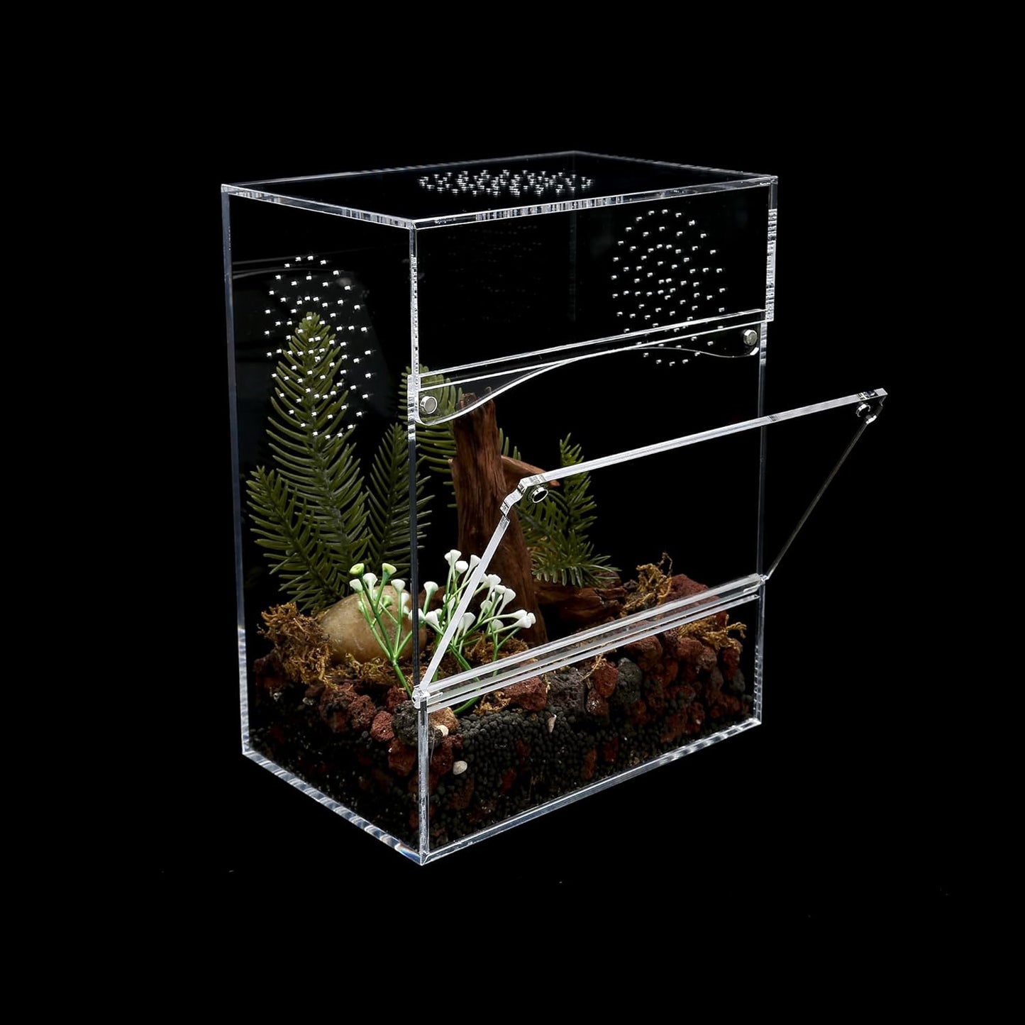 Acrylic Tarantula Enclosure for Jumping Spiders and Reptiles