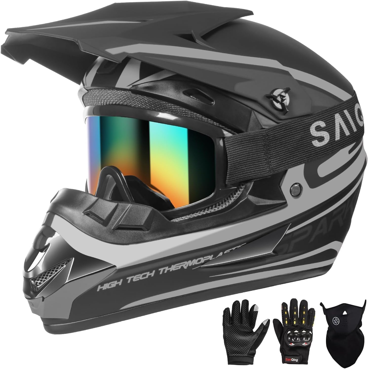 Youth Kids Motocross Helmet for Safe Off-Road Riding Fun