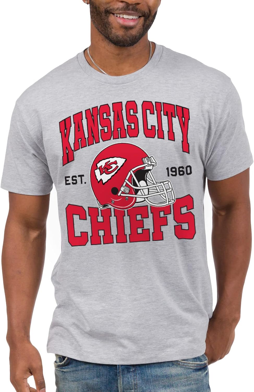 Kansas City Chiefs Short Sleeve NFL Shirt for Men and Women