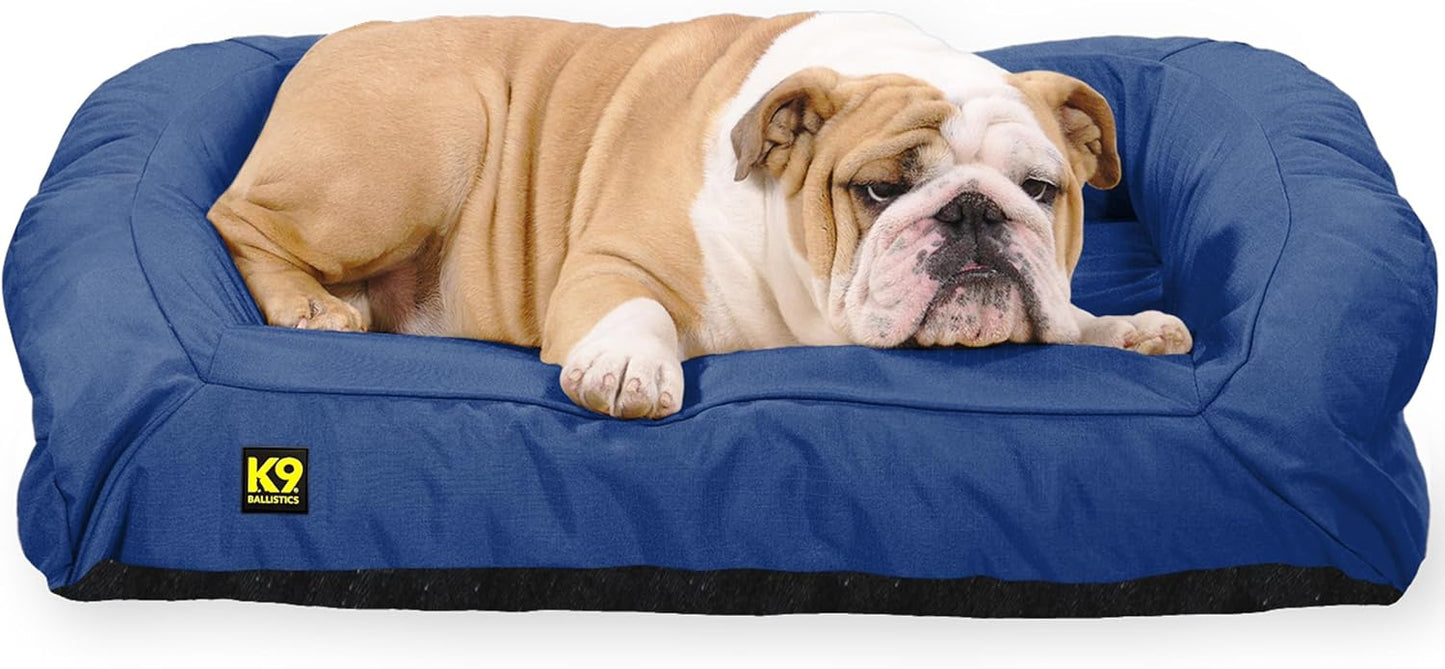 K9 Ballistics Tough Bolster Nesting Pillow Dog Bed for Comfort