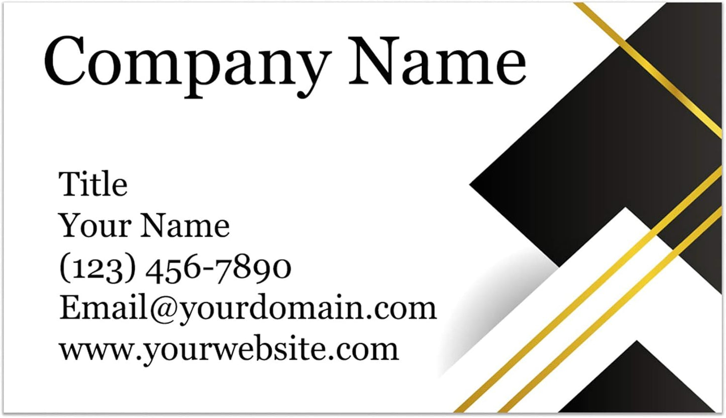 Custom Printed Business Cards on Thick Sturdy Stock for Professionals