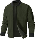 Mens Lightweight Bomber Jacket for Spring & Fall - Loose Fit