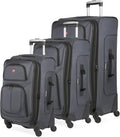SwissGear Sion Softside Expandable Luggage 3-Piece Set - Versatile