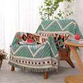 Homesy Aztec Throw Blanket Navajo Southwestern Throw - Reversible 51in