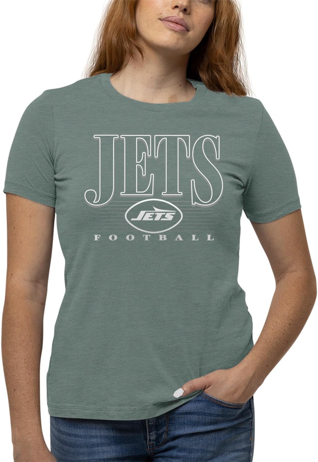 NFL Womens Overtime Blueprint Tag-Less T-Shirt for Fans
