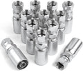 12Pack 1/4ft Hydraulic Hose Fittings 1/4 in JIC 37 Female - Heavy Duty