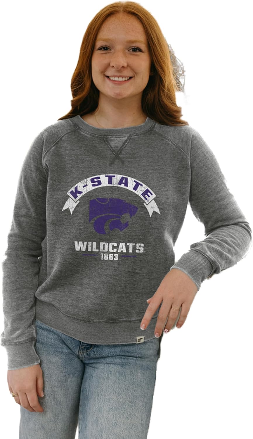 Kansas State Wildcats Women's Vintage Crewneck Sweatshirt