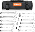 Ratcheting Combination Wrench Set 12-Pcs - Tight Space Ratchet Action