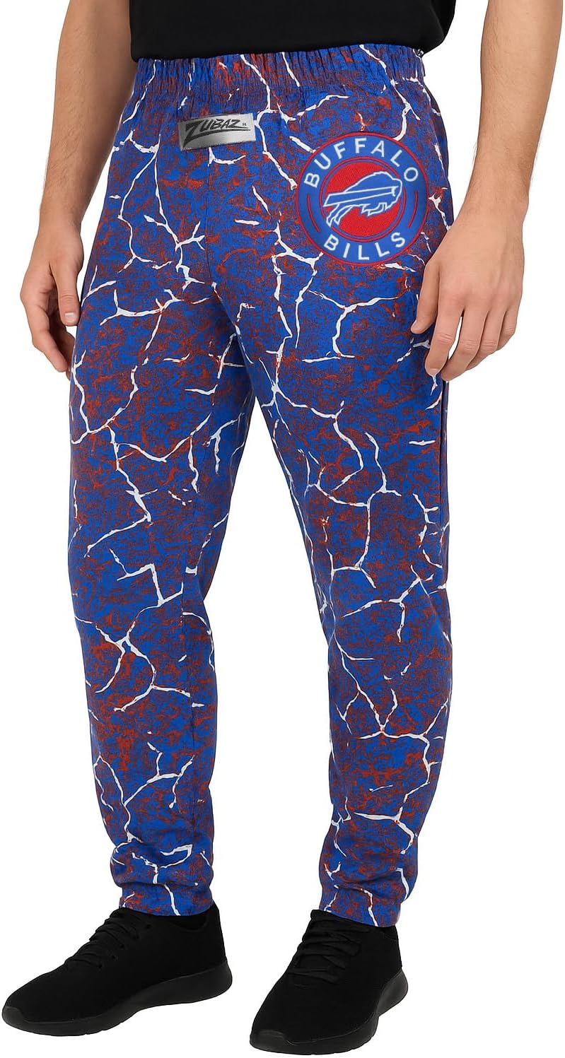 Zubaz NFL Z88 Team Logo Pants for Game Day and Lounge Wear